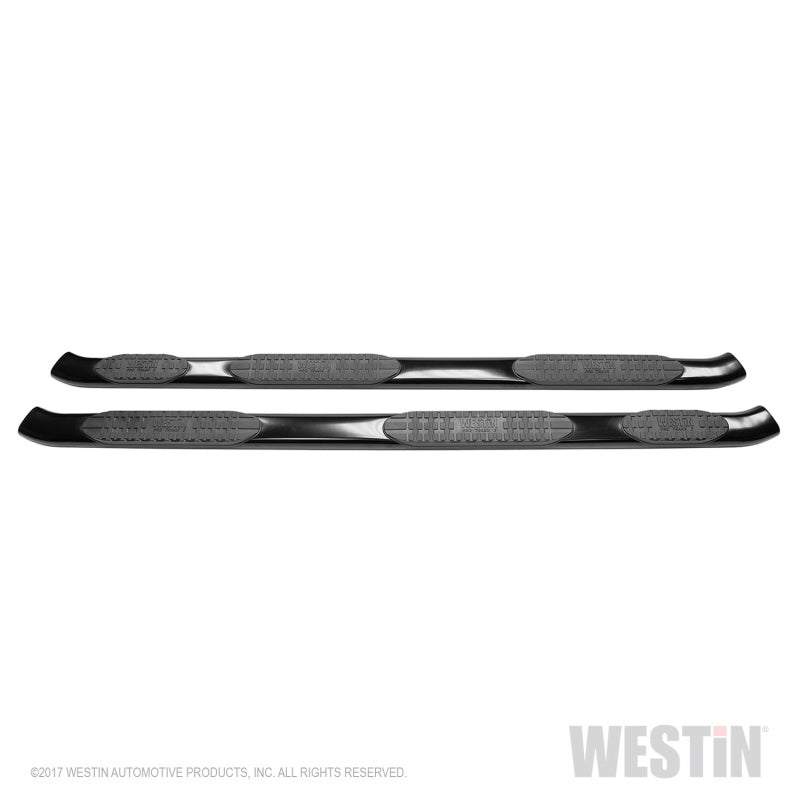 Westin Ford F-250/350 Crew Cab (8ft Bed) PRO TRAXX 5 WTW Oval Nerf Step Bars - Black