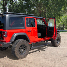 Load image into Gallery viewer, Go Rhino Jeep Wrangler 4dr E-BOARD E1 Electric Running Board Kit (Drilling Req.) - Tex. Blk