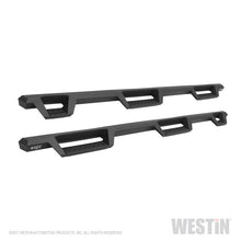 Load image into Gallery viewer, Westin Ford F-250/350/450/550 CC (6.75ft Bed) HDX Drop Whl to Whl Nerf Step Bars - Text Blk