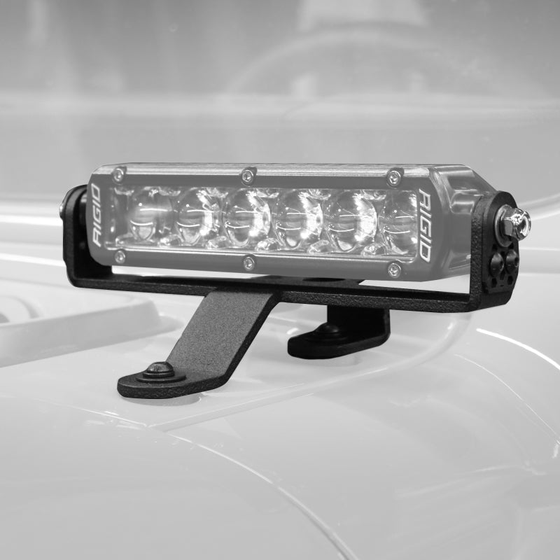 Go Rhino Jeep Wrangler JL/JLU/Gladiator JT Light Mount - Two 6in Single Tow