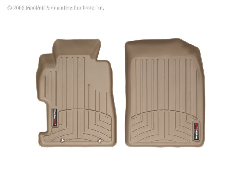 WeatherTech Honda Civic Front FloorLiner - Tan