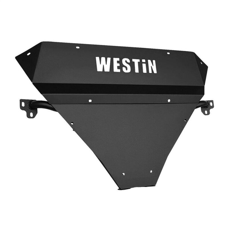 Westin 2014+ Chevy Silverado 1500 Outlaw Bumper Skid Plate - Textured Black