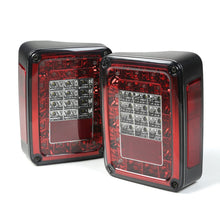 Load image into Gallery viewer, Rugged Ridge Led Tail Light Set Smoke Jeep Wrangler