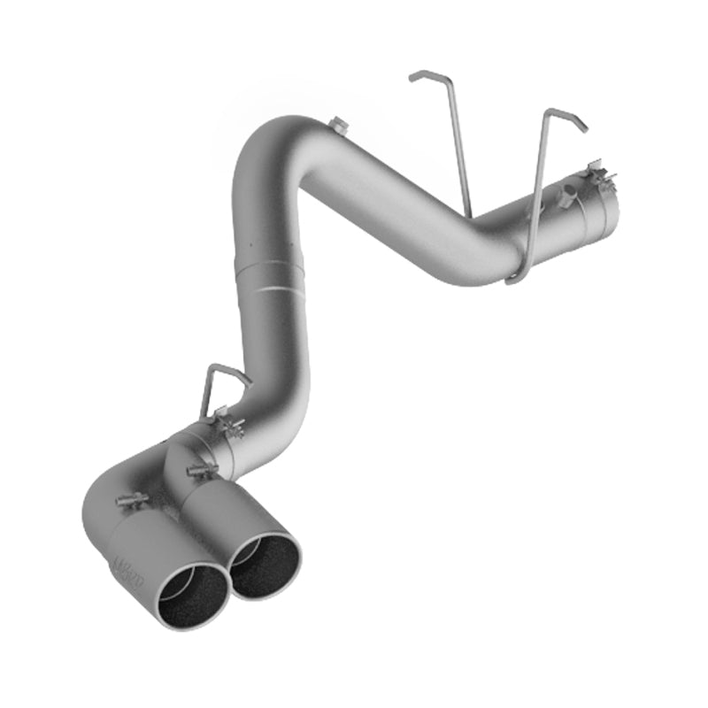 MBRP Chevy/GMC 2500/3500 4in Filter Back Dual Outlet Single Side Alum Exhaust System