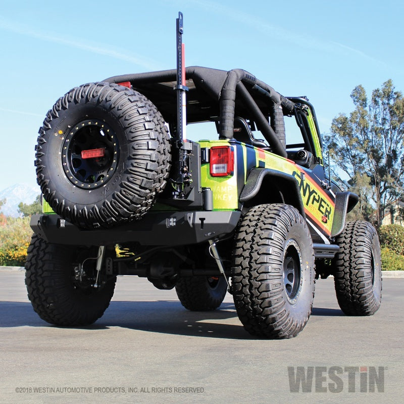 Westin 07+ Jeep Wrangler JK WJ2 Rear Bumper - Textured Black