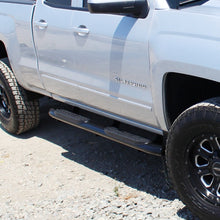 Load image into Gallery viewer, Westin 2014+ Chevrolet/GMC Silverado Sierra 1500 Dbl Cab PRO TRAXX 4 Oval Nerf Step Bars - Black