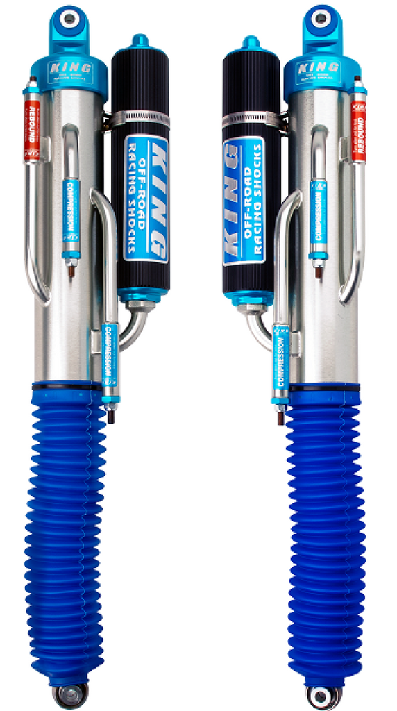King Shocks Ford F150 Raptor 4WD Rear 3.0 Dia Bypass Piggyback Shock w/Standard Fin Res (Pair)