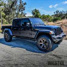 Load image into Gallery viewer, Westin Jeep Gladiator R5 Nerf Step Bars - Black