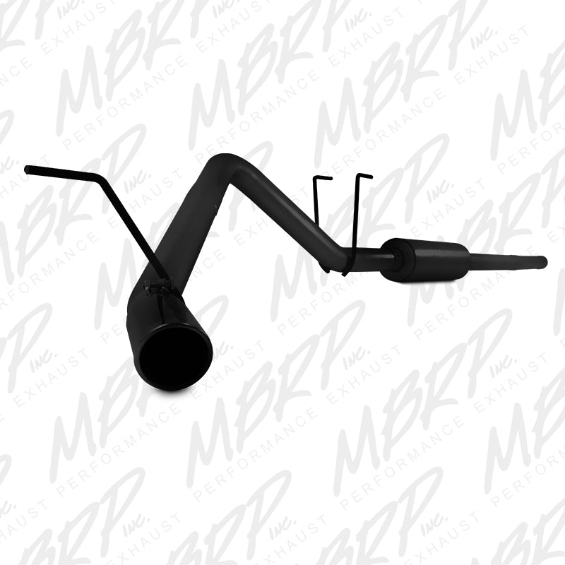 MBRP Dodge Ram 1500 5.7L Cat-Back Single Side AL - Black