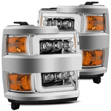Load image into Gallery viewer, AlphaRex 15-19 Chevy 2500HD NOVA LED Proj Headlights Plank Style Chrome w/Activ Light/Seq Signal/DRL