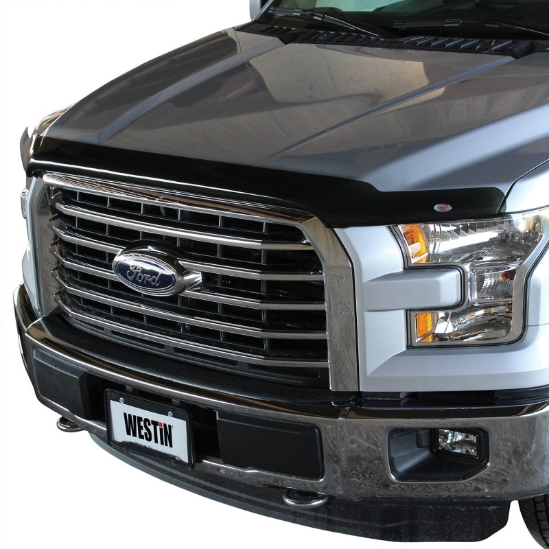 Westin 2015+ Ford F-150 Wade Platinum Bug Shield - Smoke