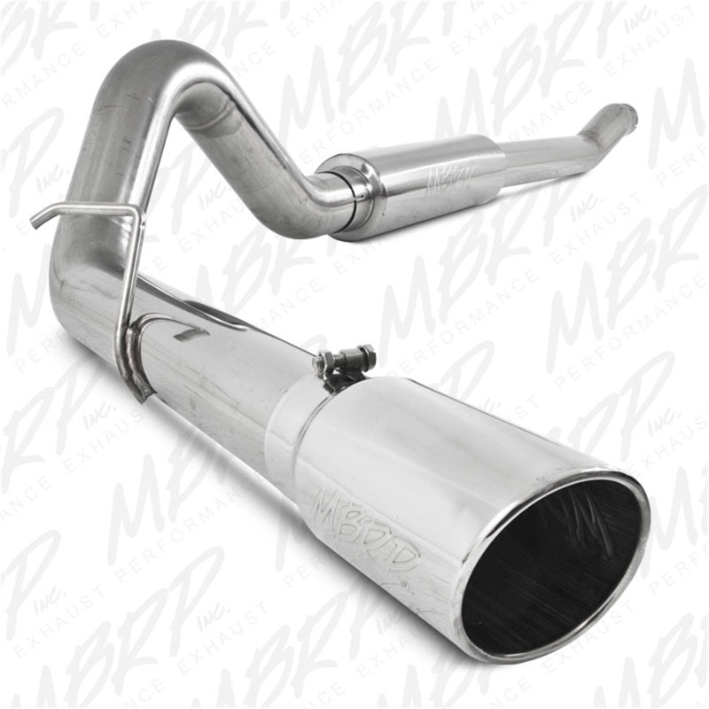 MBRP Ford F-250/350 6.0L EC/CC Cat Back Single Side (Stock Cat)