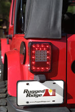 Load image into Gallery viewer, Rugged Ridge Led Tail Light Set Smoke Jeep Wrangler