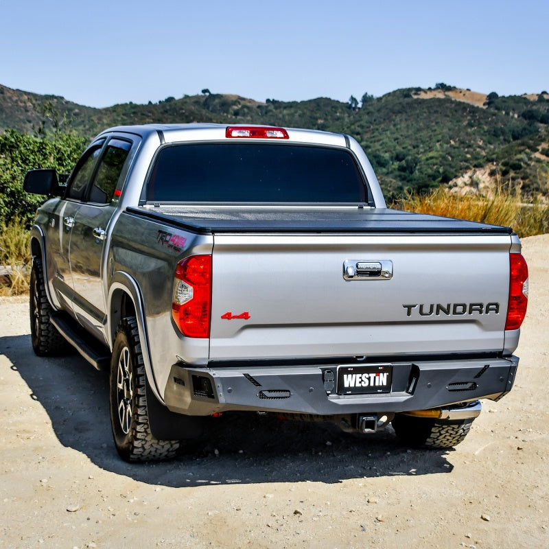 Westin 14+ Toyota Tundra (Excl. Tundra w/Blind Spot Sys) Pro-Series Rear Bumper - Tex. Blk