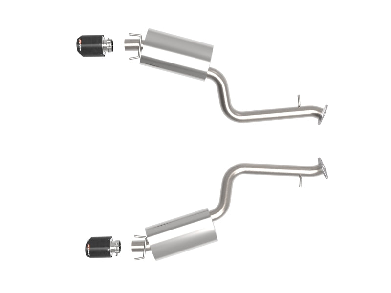 aFe Lexus IS350 2014+ V6-3.5L Takeda Axle-Back Exhaust System- Carbon Fiber Tip
