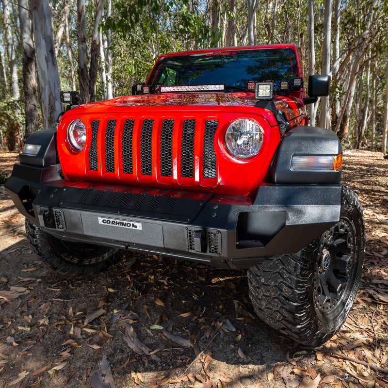 Go Rhino Jeep Wrangler JL/JLU/Gladiator JT Light Mount - 20in Single Row