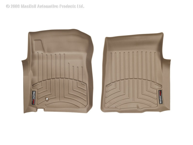 WeatherTech Ford F150 Super Cab Front FloorLiner - Tan
