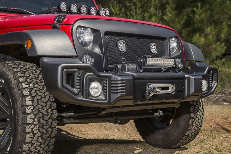 Rugged Ridge Spartacus Front Bumper Black Jeep Wrangler