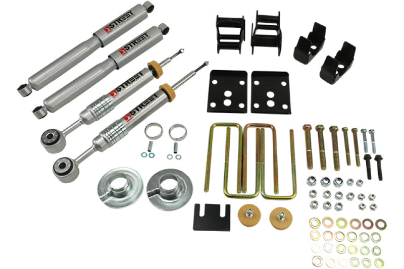 Belltech Ford F150 Std Cab 2wd Short Bed 2WD Lowering Kit w/ SP Shocks 4in R Drop