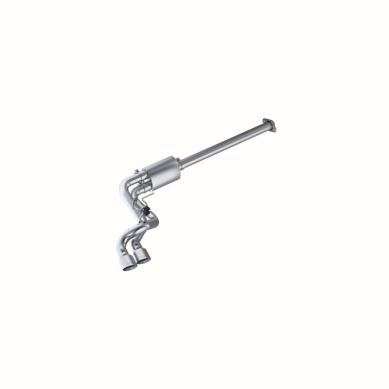 MBRP Ford F150 Pre-Axle 4.5in OD Tips Dual Outlet 3in AL Cat Back