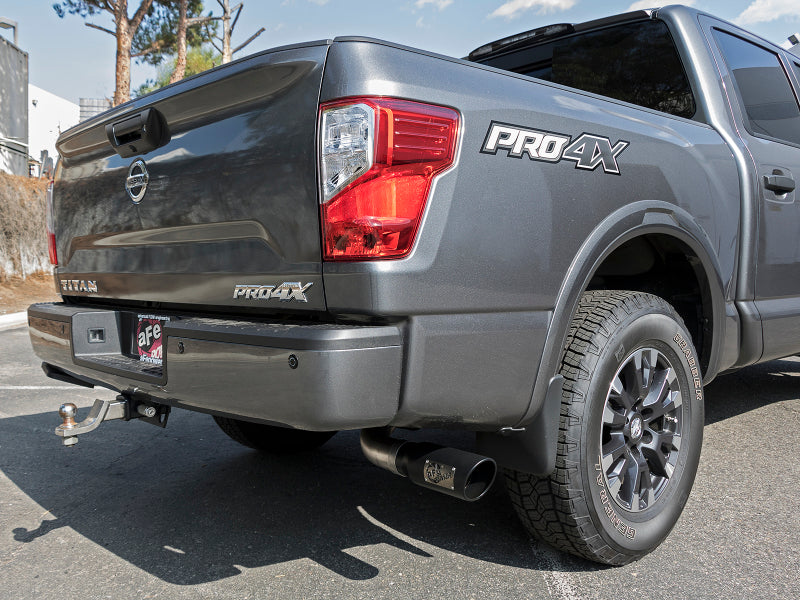 aFe MACHForce XP 2.5in Cat-Back Exhaust System w/ Black Tip Nissan Frontier 2017+ V8-5.6L