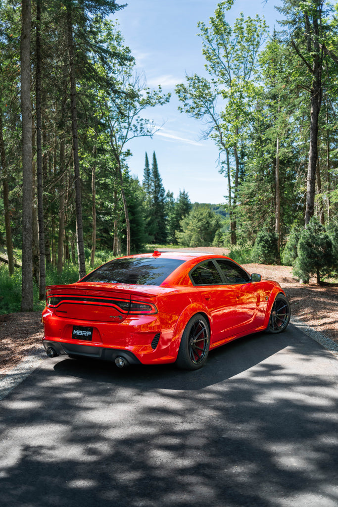MBRP Charger 5.7L/6.2L/6.4L 3in Race Profile Cat-Back w/Dual Carbon Fiber Tips T304 SS Exhaust