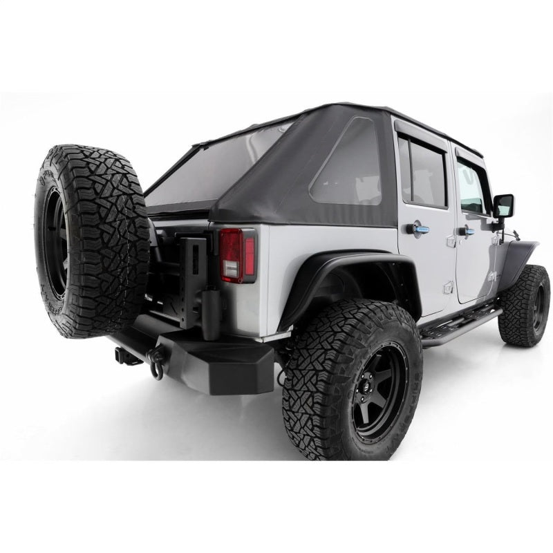 Rampage Jeep Wrangler JK Unlimited TrailCrawler Rock Slider & Rocker Guard - Black