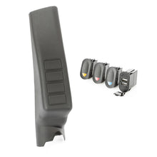 Load image into Gallery viewer, Rugged Ridge A-Pillar Pod Kit 3 Switch USB JK/JKU