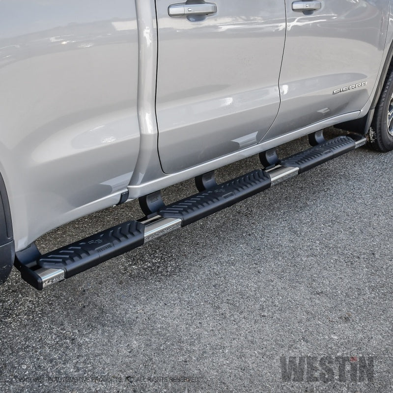 Westin Chevrolet Silverado/Sierra 1500 Crew Cab (5.5ft) R5 Modular Nerf Step Bars - SS