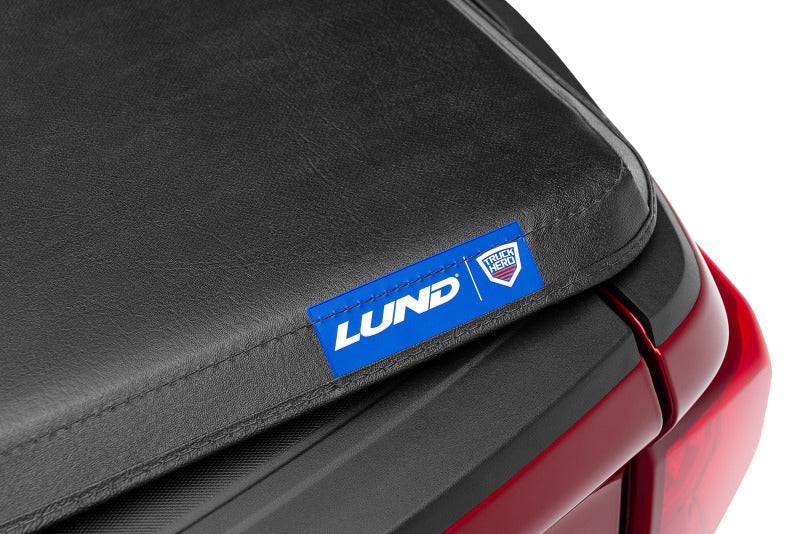Lund Chevy Colorado Fleetside (5ft. Bed) Hard Fold Tonneau Cover - Black