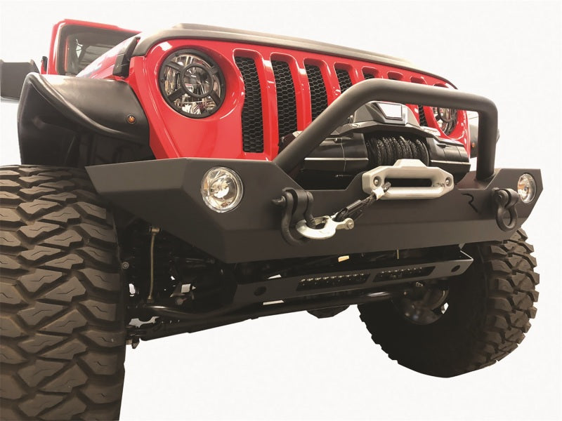 Rampage Jeep Wrangler JL/JK & 20-22 Gladiator JT Rock Rage Front Bumper - Black