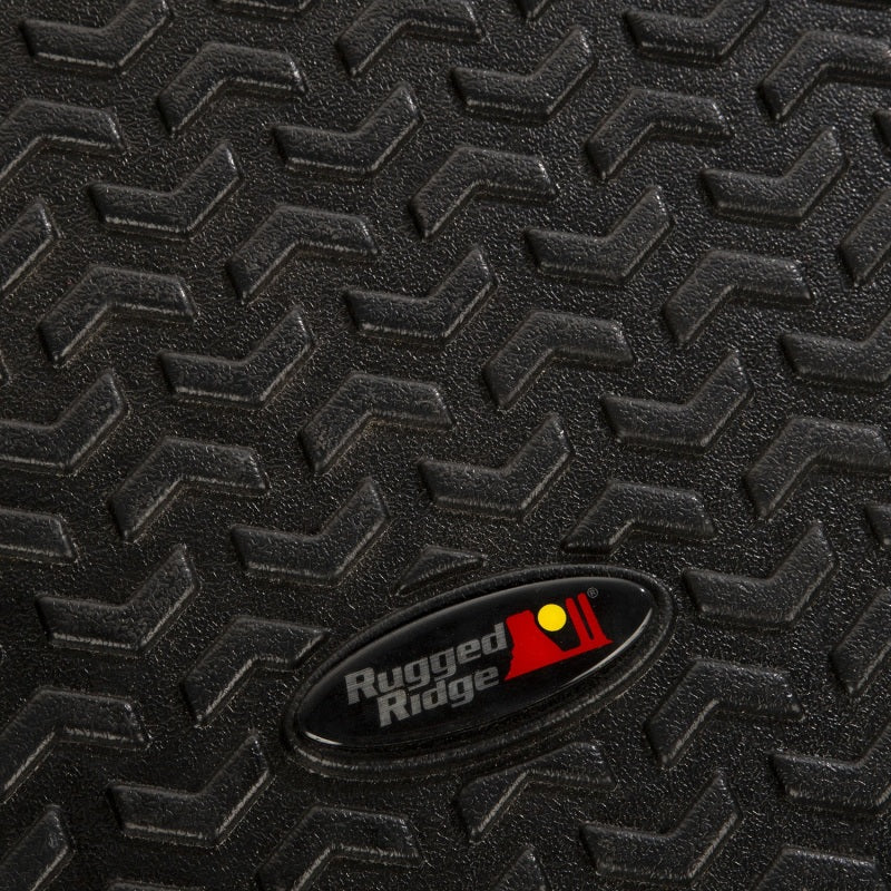 Rugged Ridge Floor Liner Cargo Black Jeep Wrangler JL 4 Dr (Excl. 4XE Models)