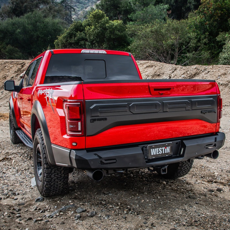 Westin 17+ Ford F-150 Raptor Pro-Series Rear Bumper - Textured Black