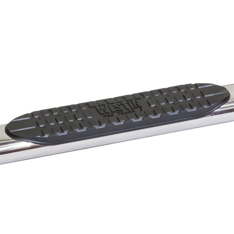 Westin 07+ Chevy Silv 1500 Extnd Cab (8 ft Bed) PRO TRAXX 5 WTW Oval Nerf Step Bars - SS