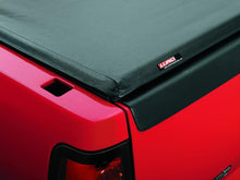 Load image into Gallery viewer, Durable black fabric tonneau cover by Lund for pickup truck