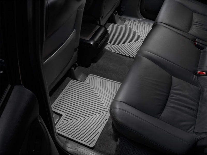 WeatherTech Toyota Tacoma Crew Cab Rear Rubber Mats - Grey