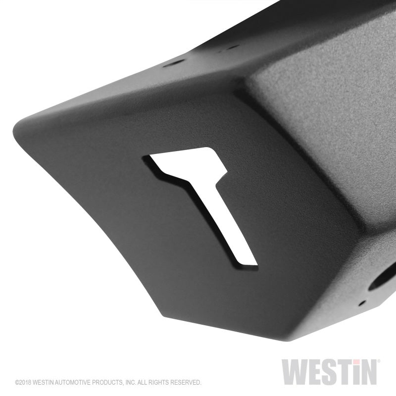 Westin 18+ Jeep Wrangler JL Stubby Front Bumper - Textured Black