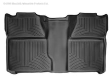 Load image into Gallery viewer, WeatherTech Chevrolet Silverado Crew Cab Rear FloorLiner - Black