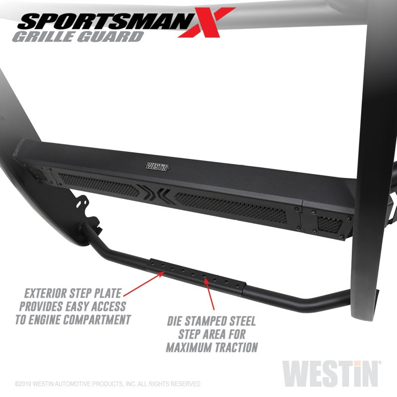 Westin 19+ Ram 1500 Sportsman X Grille Guard - Textured Black (Excluding Classic & Rebel)