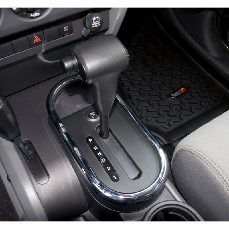 Rugged Ridge Jeep Wrangler JK Chrome Automatic Transmission Shifter Trim