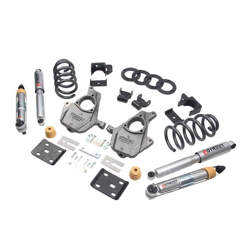 Belltech LOWERING KIT Chevy Silverado Crew Cab 2WD 3-4F / 7R