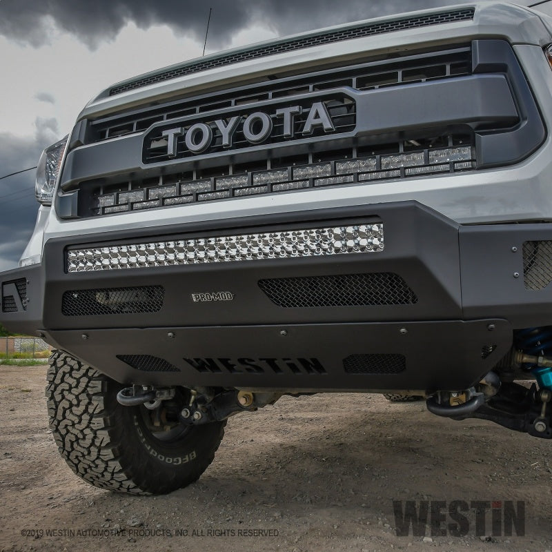 Westin 14+ Toyota Tundra Pro-Mod Front Bumper - Tex. Blk