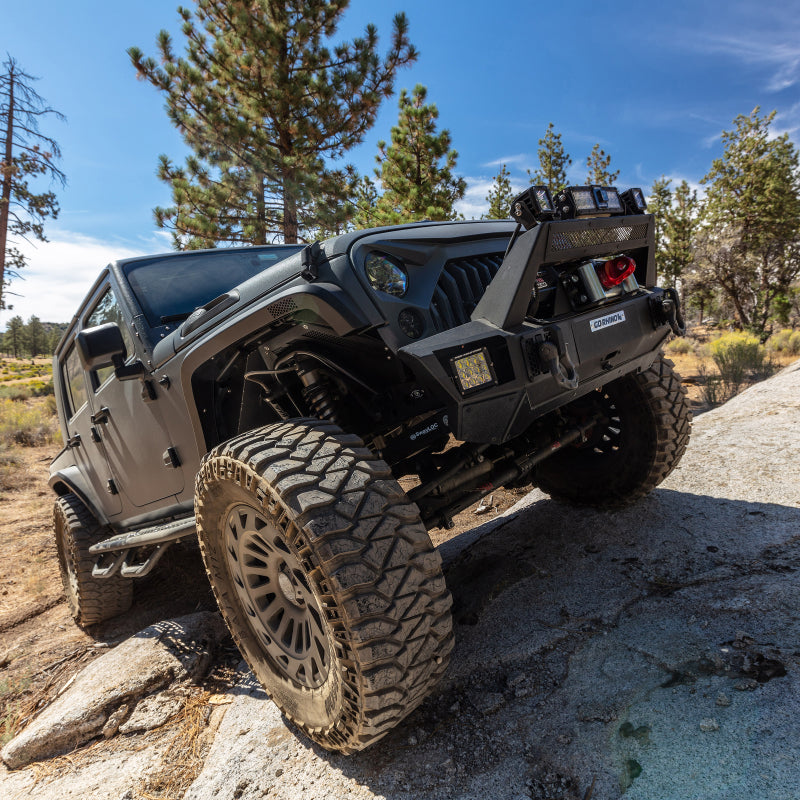 Go Rhino Jeep Wrangler JL/JLU/JK/JKU/Gladiator JT Trailline Front Stubby Bumper