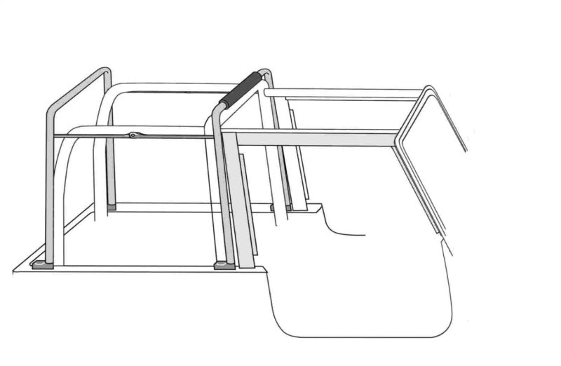 Rampage Jeep Wrangler(YJ) Soft Top Hardware - Black