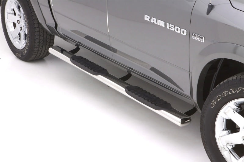 Lund Dodge Ram 2500 Crew Cab 5in. Oval Straight SS Nerf Bars - Polished
