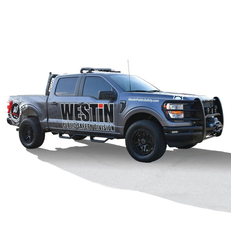 Westin 15+ Ford F-150 SuperCrew / 17-22 F-250/350 Crew Cab Outlaw Nerf Step Bars