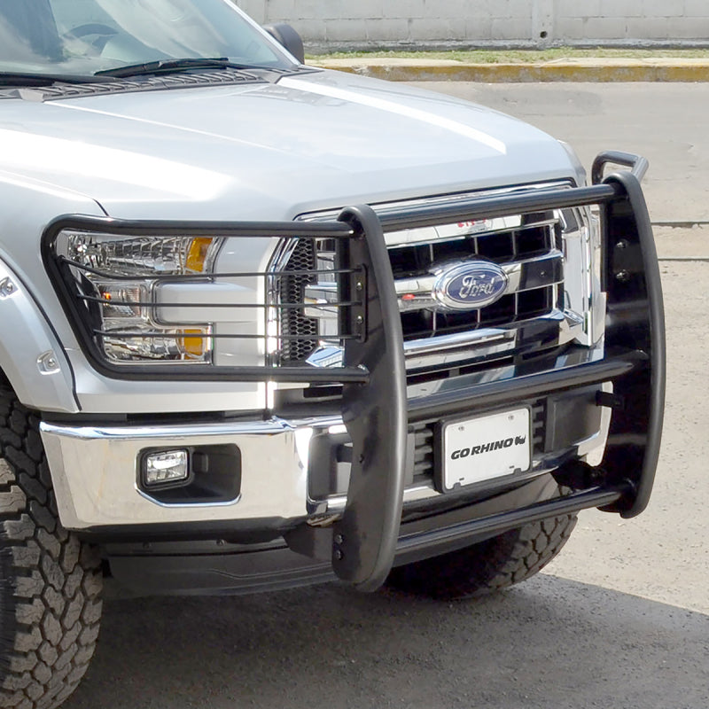 Go Rhino Ford F-150 3000 Series StepGuard - Black (Center Grille Guard Only)