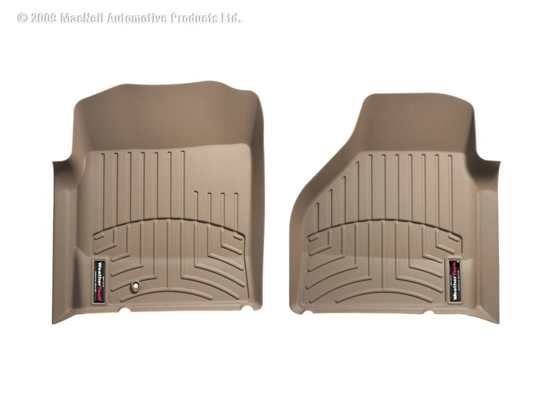 WeatherTech Dodge Ram 1500 Pickup QuadCab Front FloorLiner - Tan
