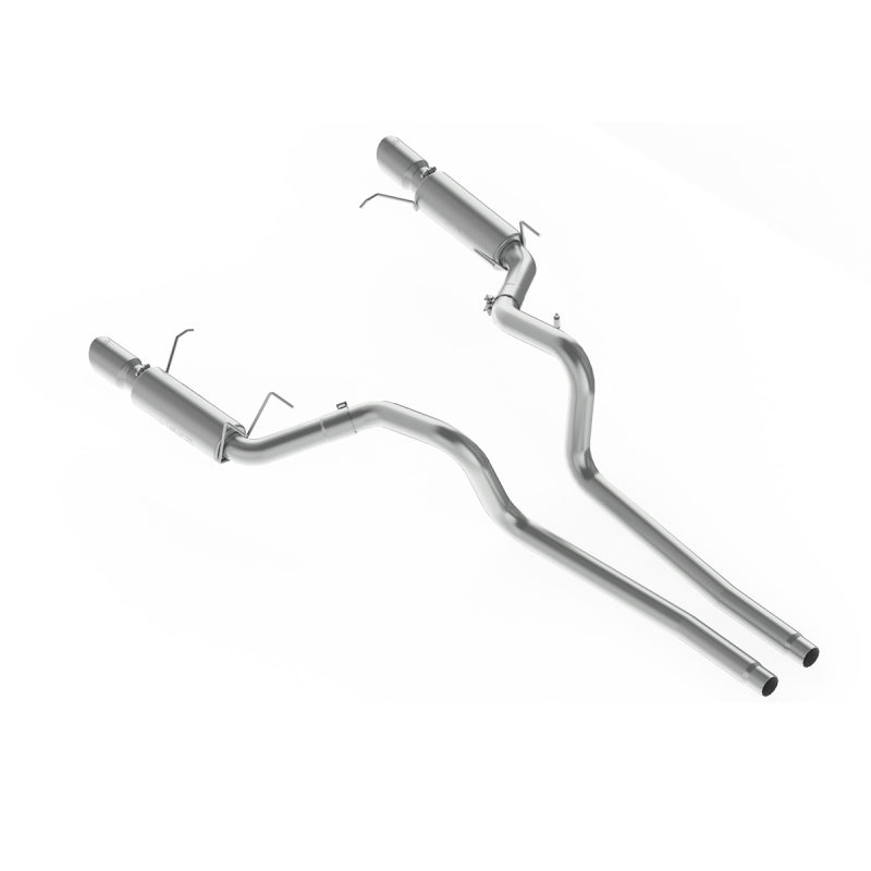 MBRP Ford Mustang GT 5.0L Dual Split Rear Race Version T409 3in Cat Back Exhaust System