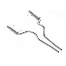 Load image into Gallery viewer, MBRP Ford Mustang GT 5.0L Dual Split Rear Race Version T409 3in Cat Back Exhaust System